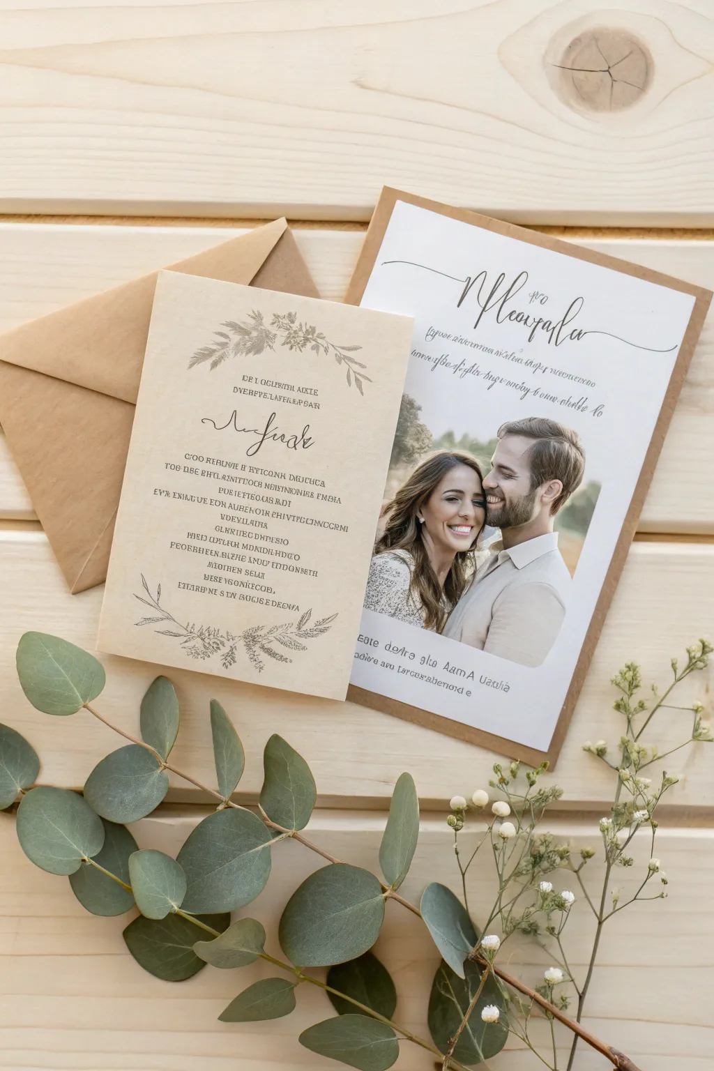 Capture the essence of your love with handcrafted invitations that speak from the heart.