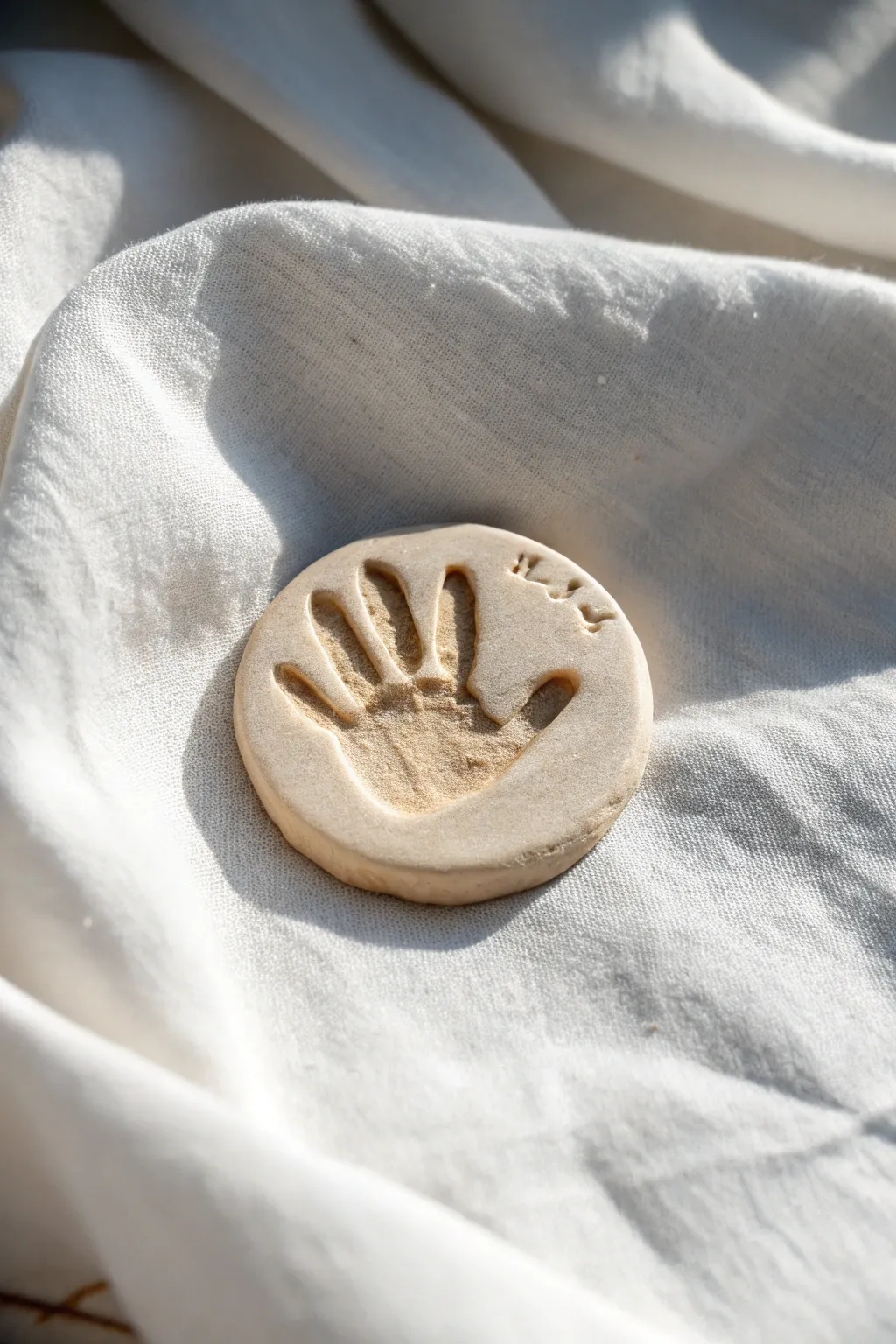 Capture the essence of love with these handcrafted toddler handprint clay magnets. Perfect for a Mother's Day keepsake!