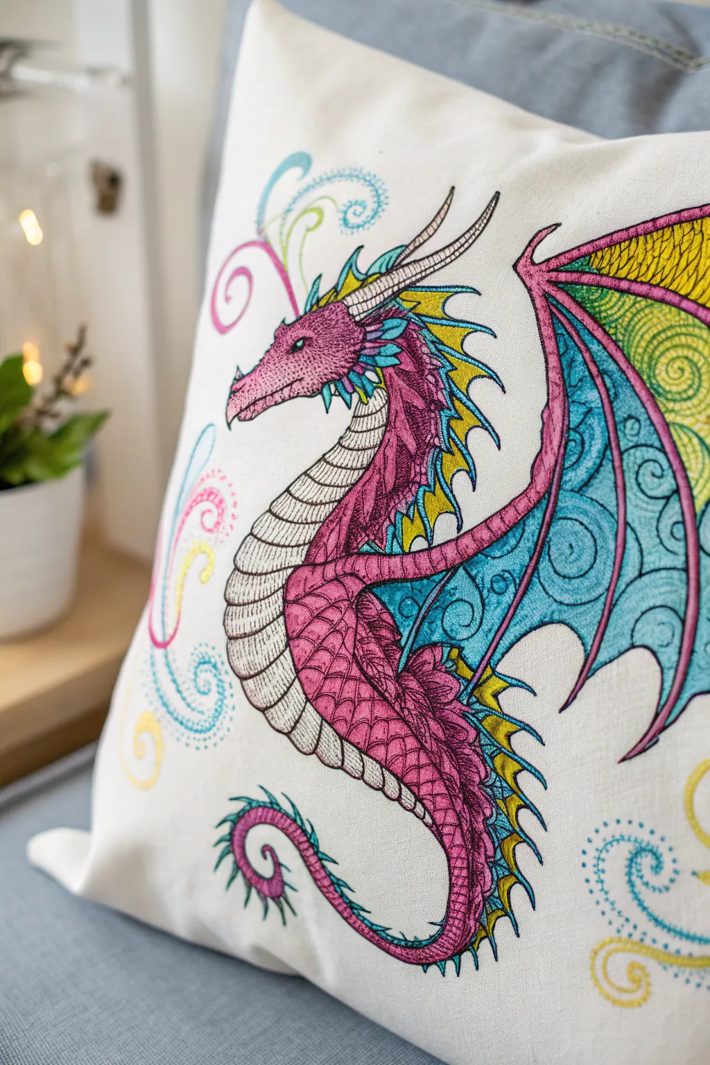 Unleash your imagination with highlighter magic—watch mythical beings come alive with vibrant hues!