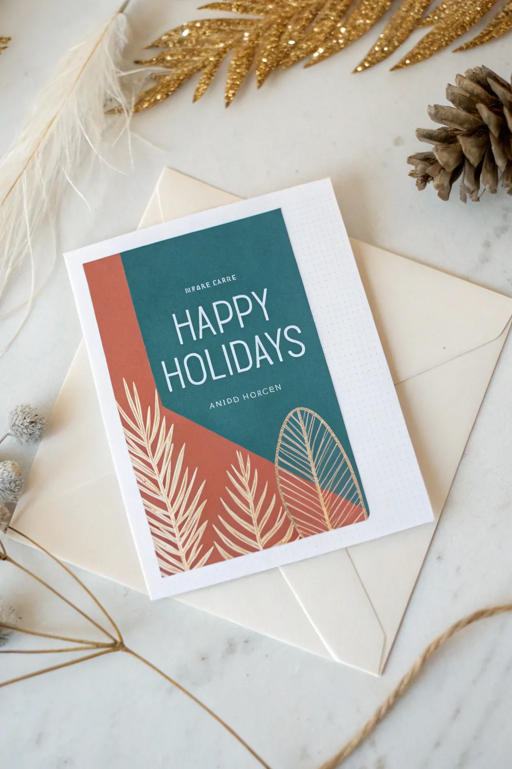 Uncover the joy of the season with this elegant scratch-off holiday card, where anticipation meets artistry.