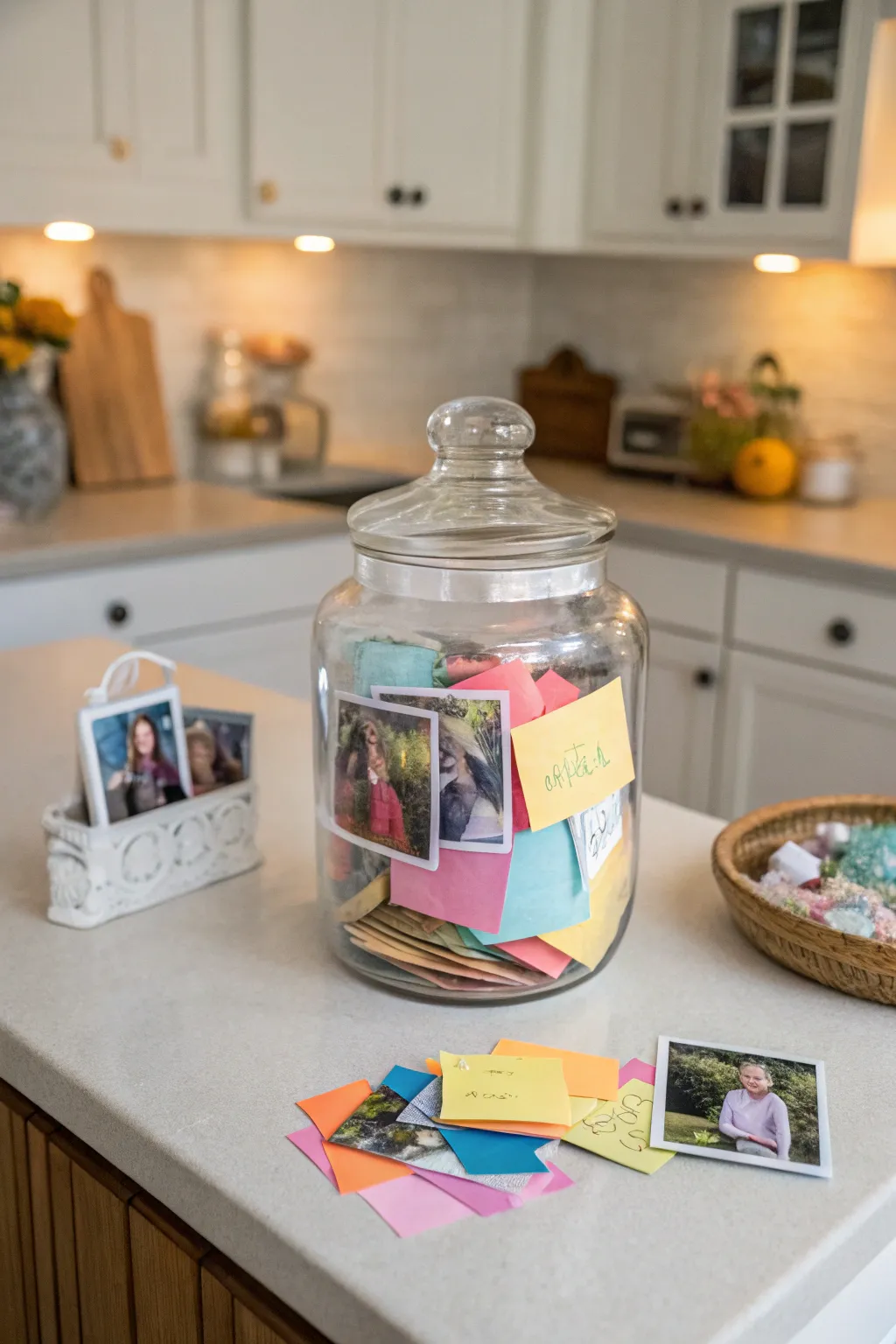 Collect and cherish memories with a heartfelt memory jar.