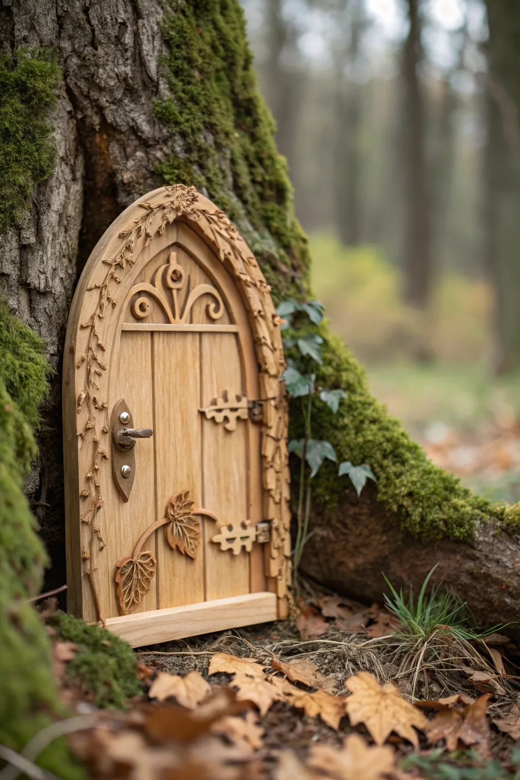 Discover the magic of nature with this charming hidden hinge fairy door—where simplicity meets enchantment.