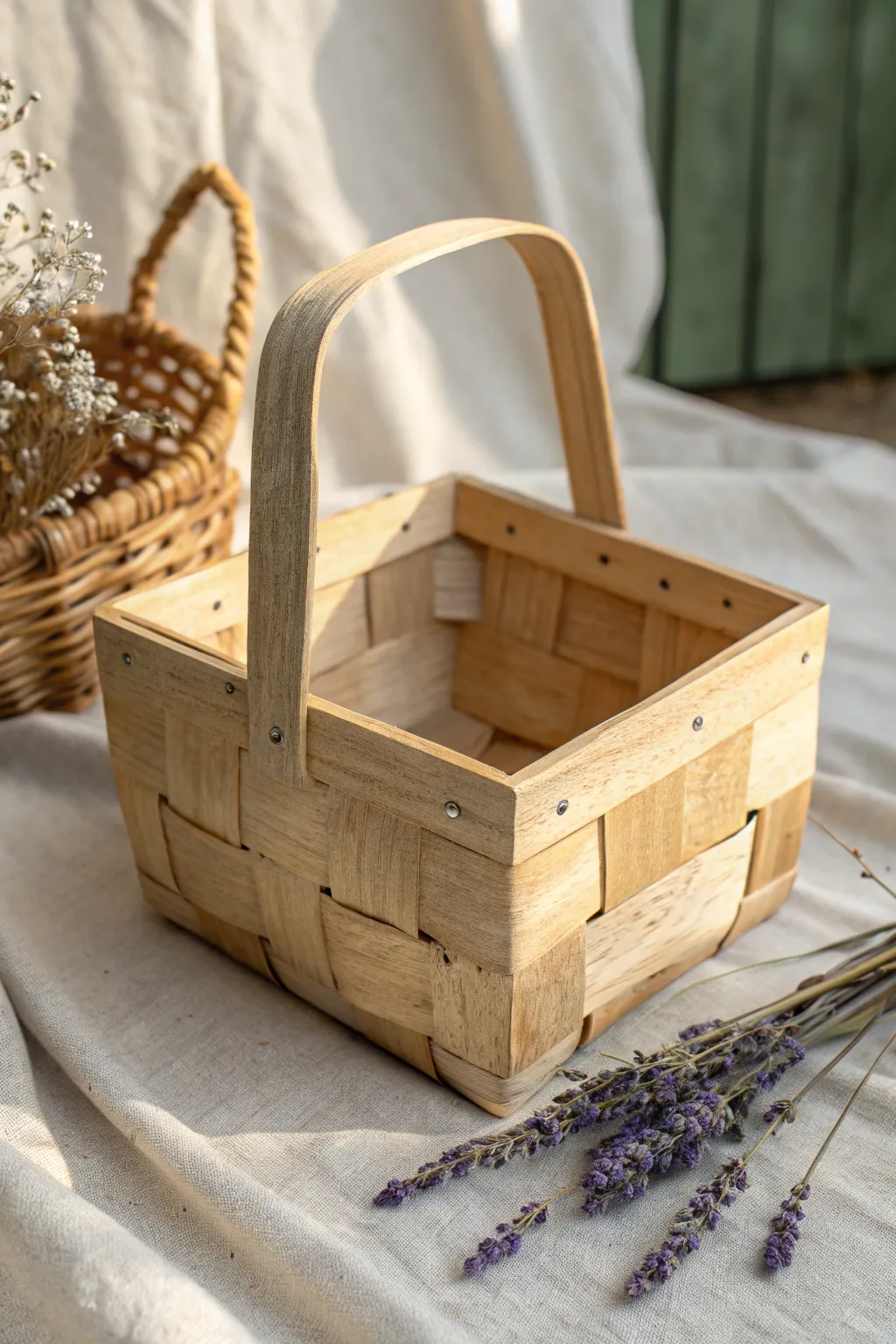 Embrace simplicity and elegance with this DIY craft stick basket, a perfect blend of minimalist and boho charm.