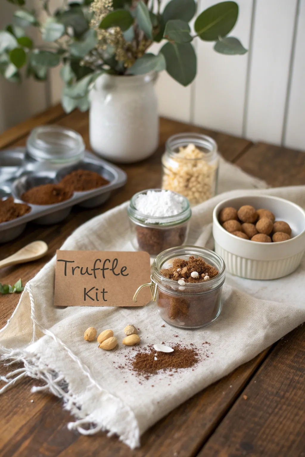 Craft delightful moments with a DIY truffle kit, perfect for creating sweet memories together.