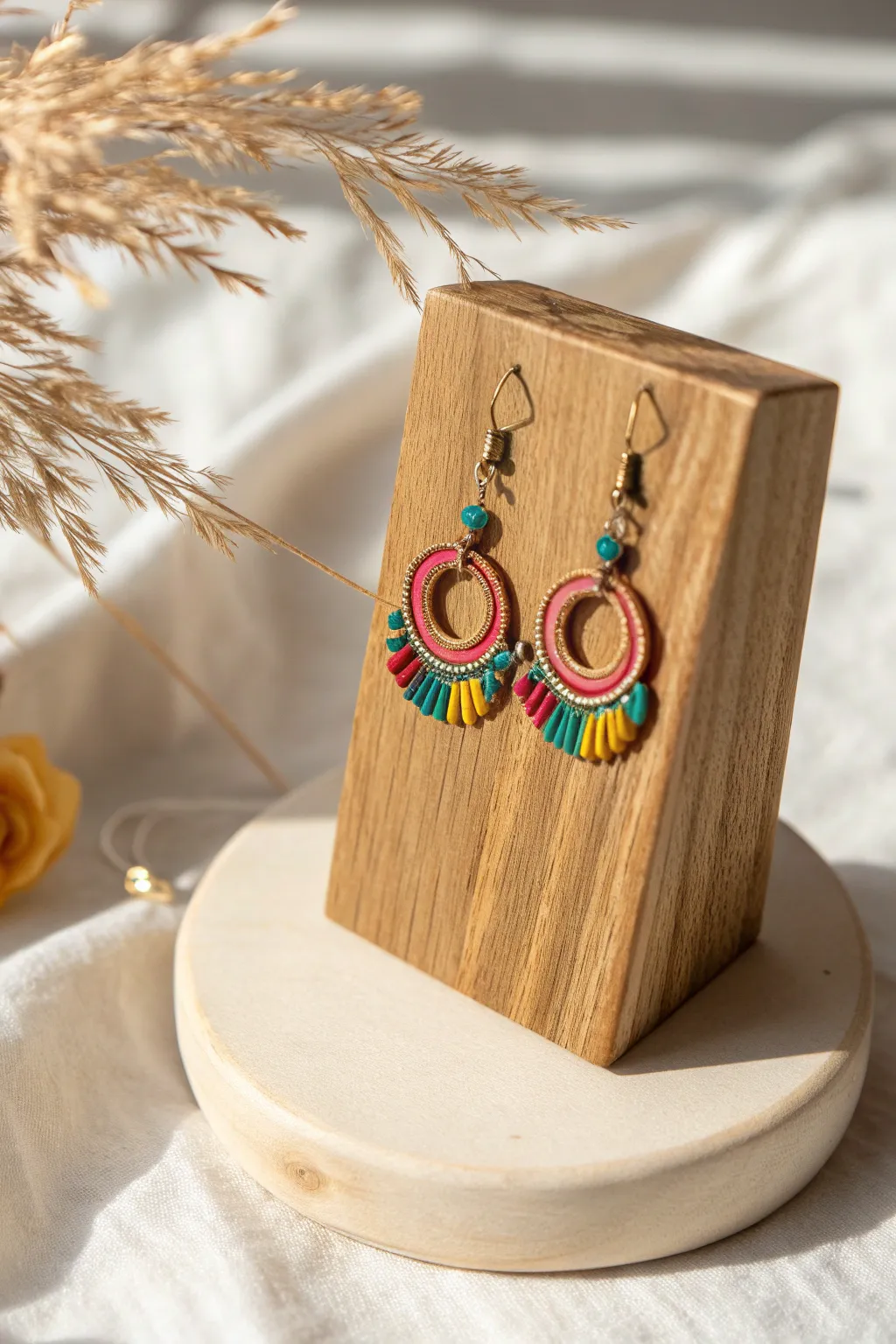 Sustainable style: Elevate your earring display with eco-friendly charm.