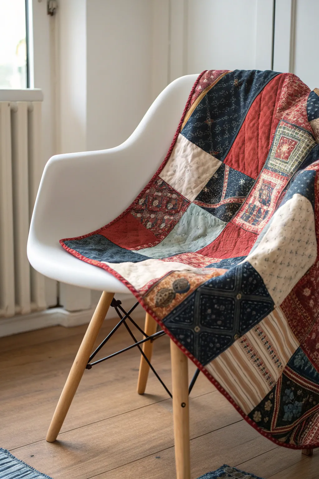 Transform your old shirts into a stunning reversible quilt – where sustainability meets style.