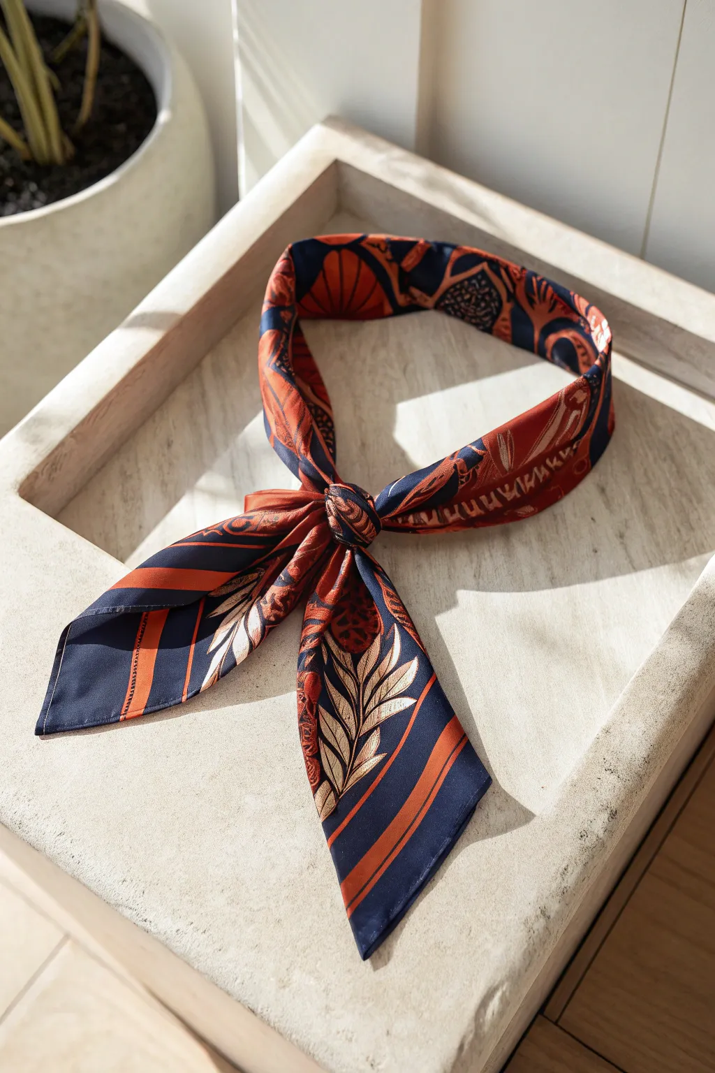 Turn your favorite scarf into a chic choker and make a bold statement!