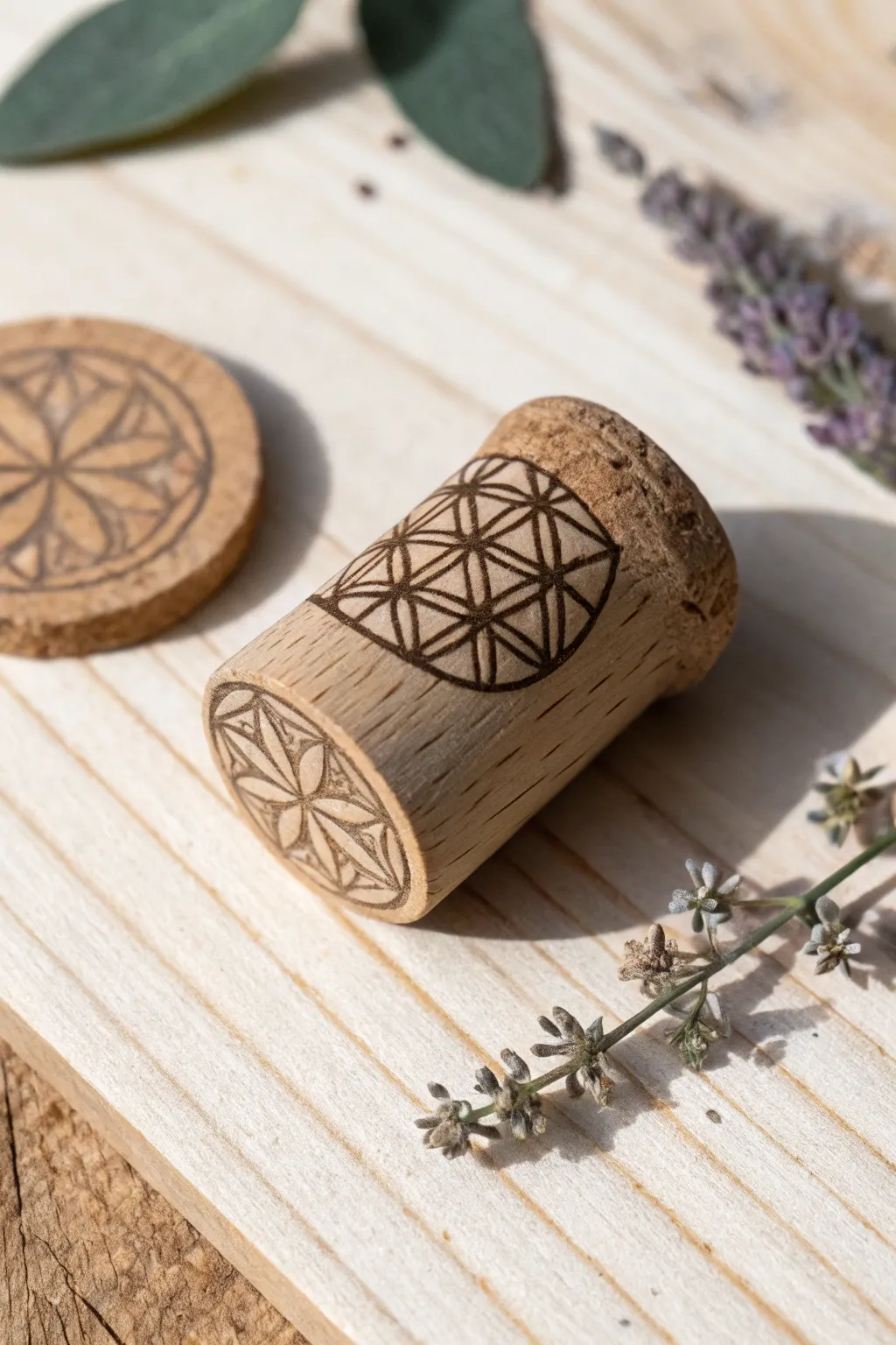Transform your gift wrapping with bespoke wine cork stamps – where simplicity meets creativity.