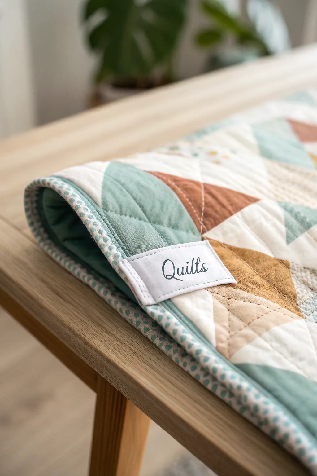 Elevate your quilt's charm with a delicate twill tape label—where simplicity meets elegance.