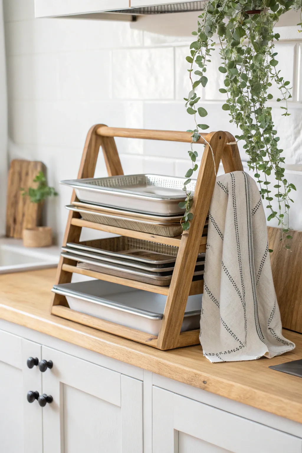 Elevate your kitchen storage with a touch of Scandinavian elegance. 🌿✨