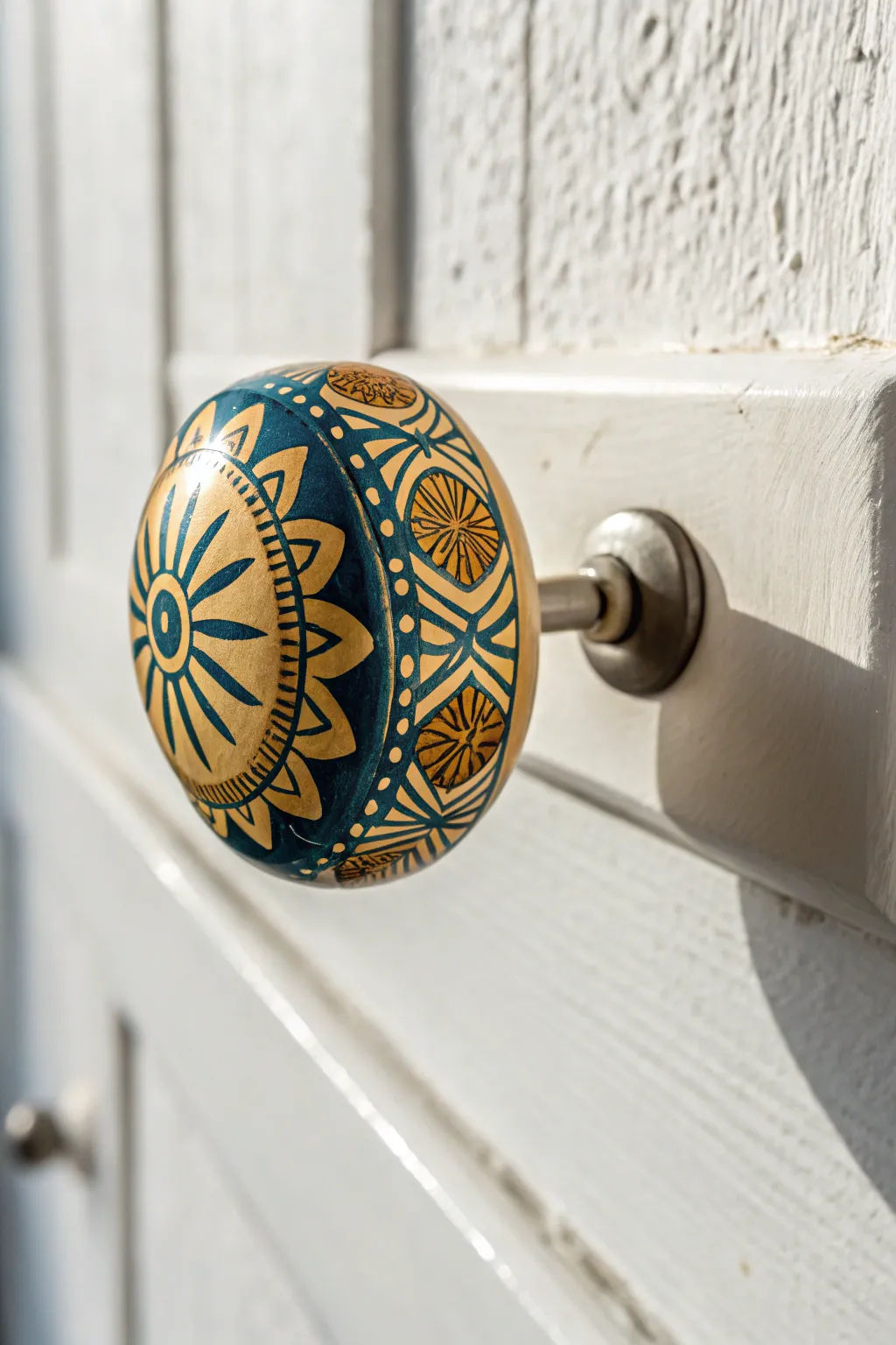 Add a playful twist to your entryway with this charming vintage ceramic coat hook!