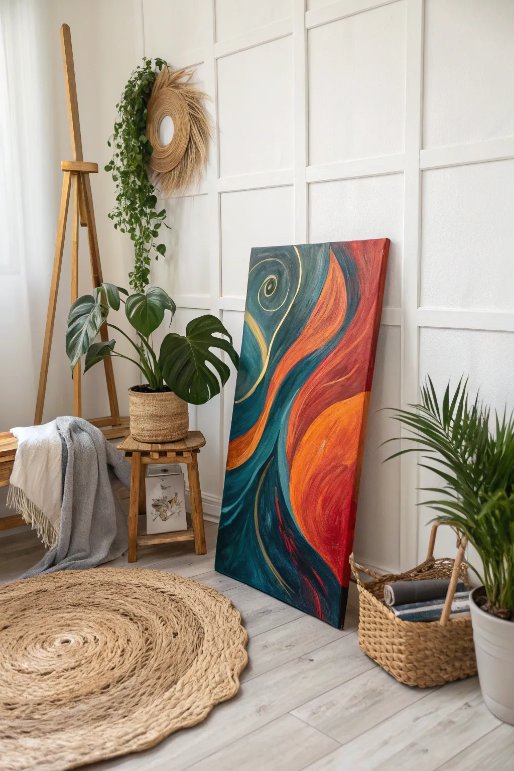 Express your emotions with vibrant abstract art that speaks where words fall short.