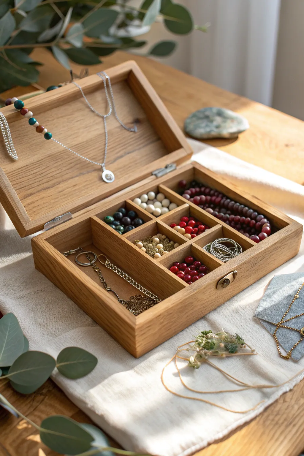 Elevate your jewelry-making game with this chic and portable tackle box—where organization meets elegance in every compartment.