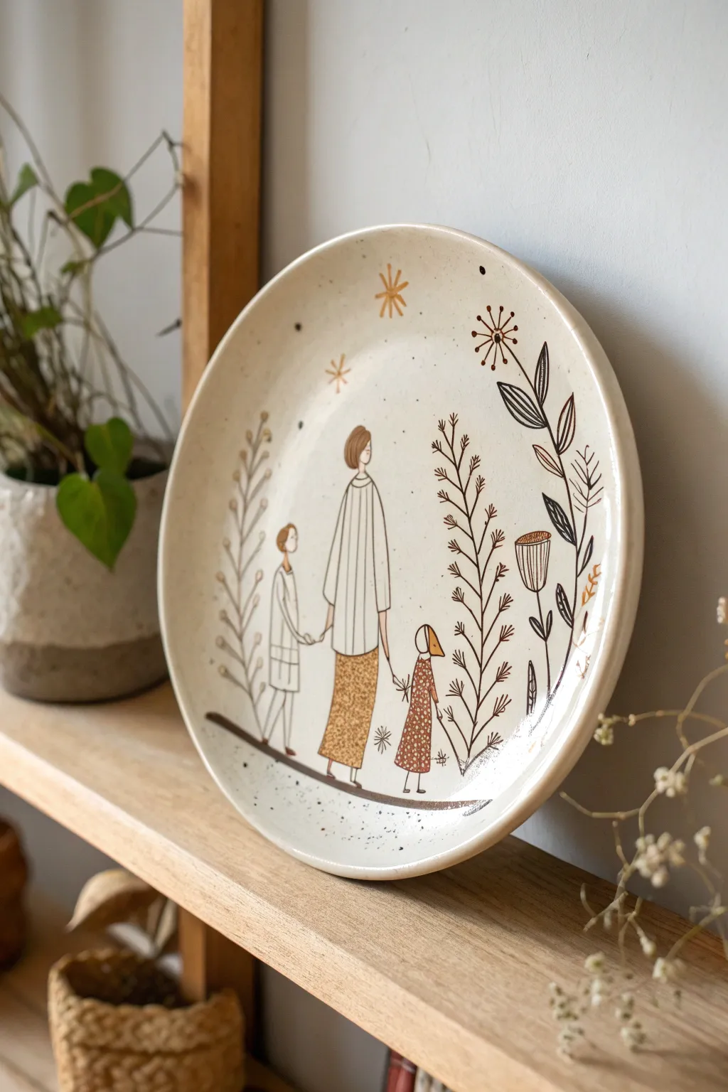Cherish family moments with a beautifully designed keepsake plate that adds a touch of elegance to your dining space.