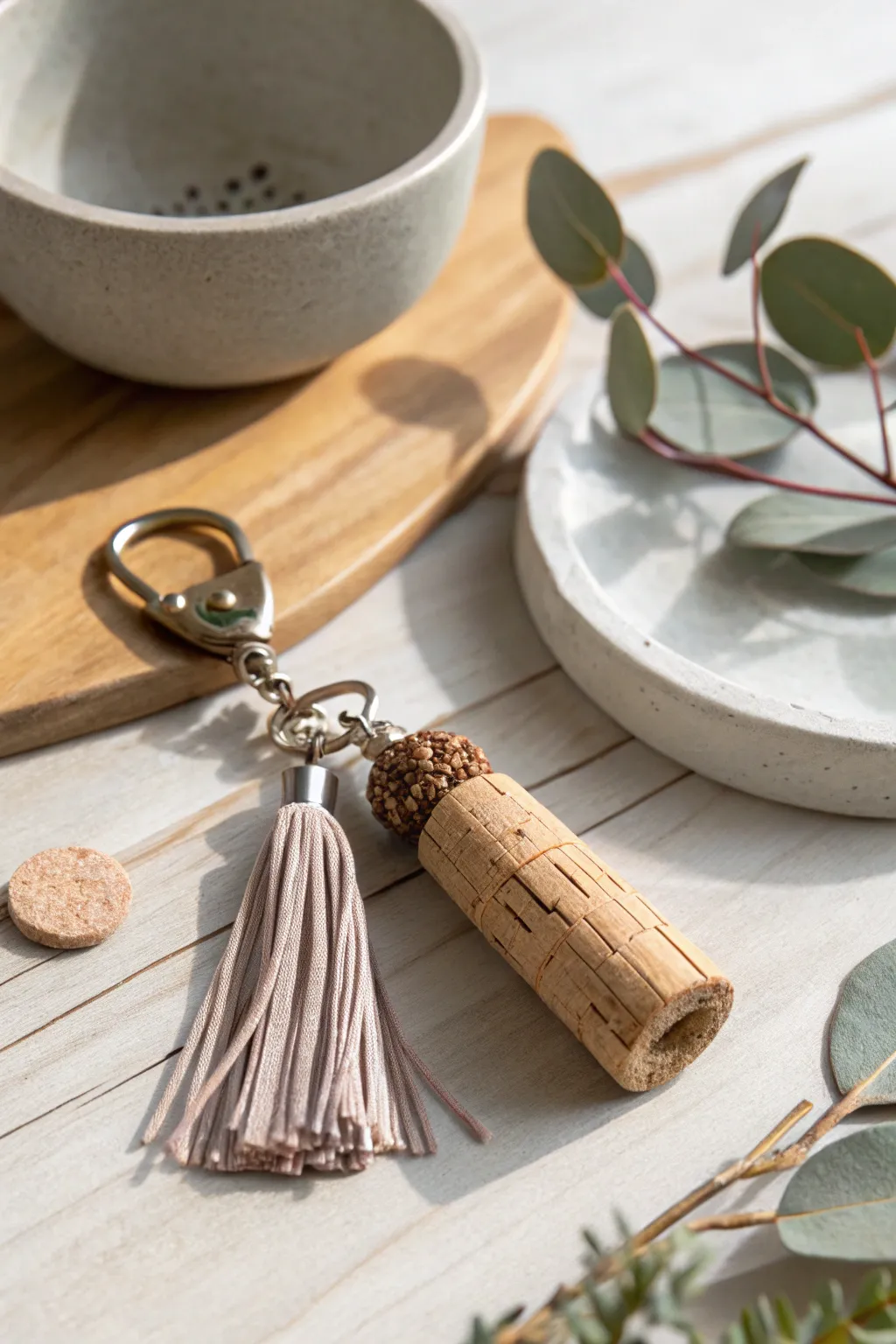 Upcycle with style: Discover the charm of wine cork keyrings, where simplicity meets bold elegance.