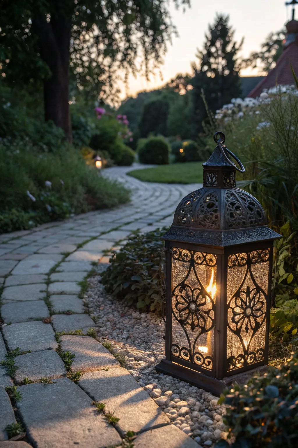 Illuminate your garden with artisanal charm: Solar lanterns that blend craftsmanship and functionality.