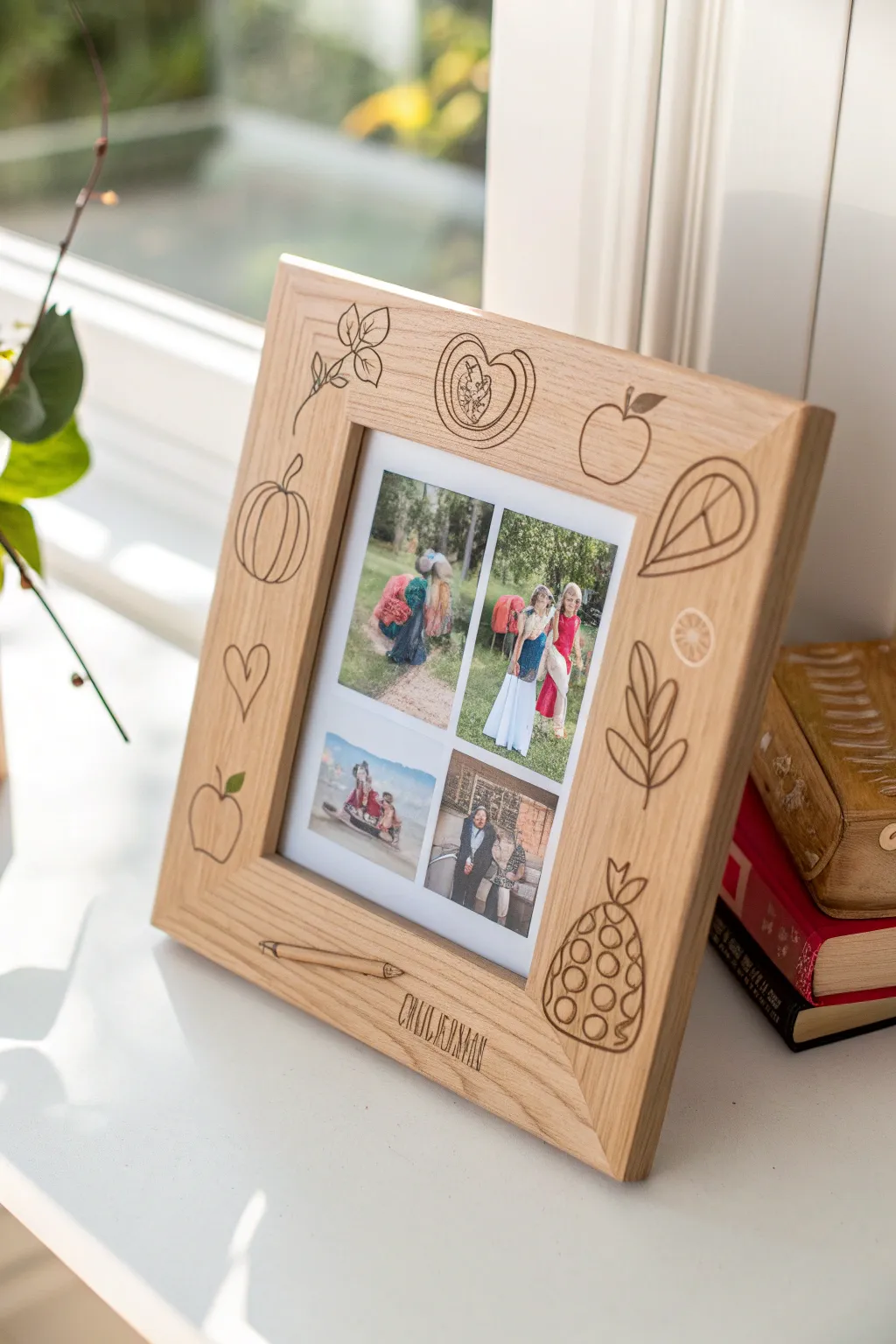 Capture cherished memories with this DIY photo collage frame—a perfect blend of simplicity and heartfelt appreciation.