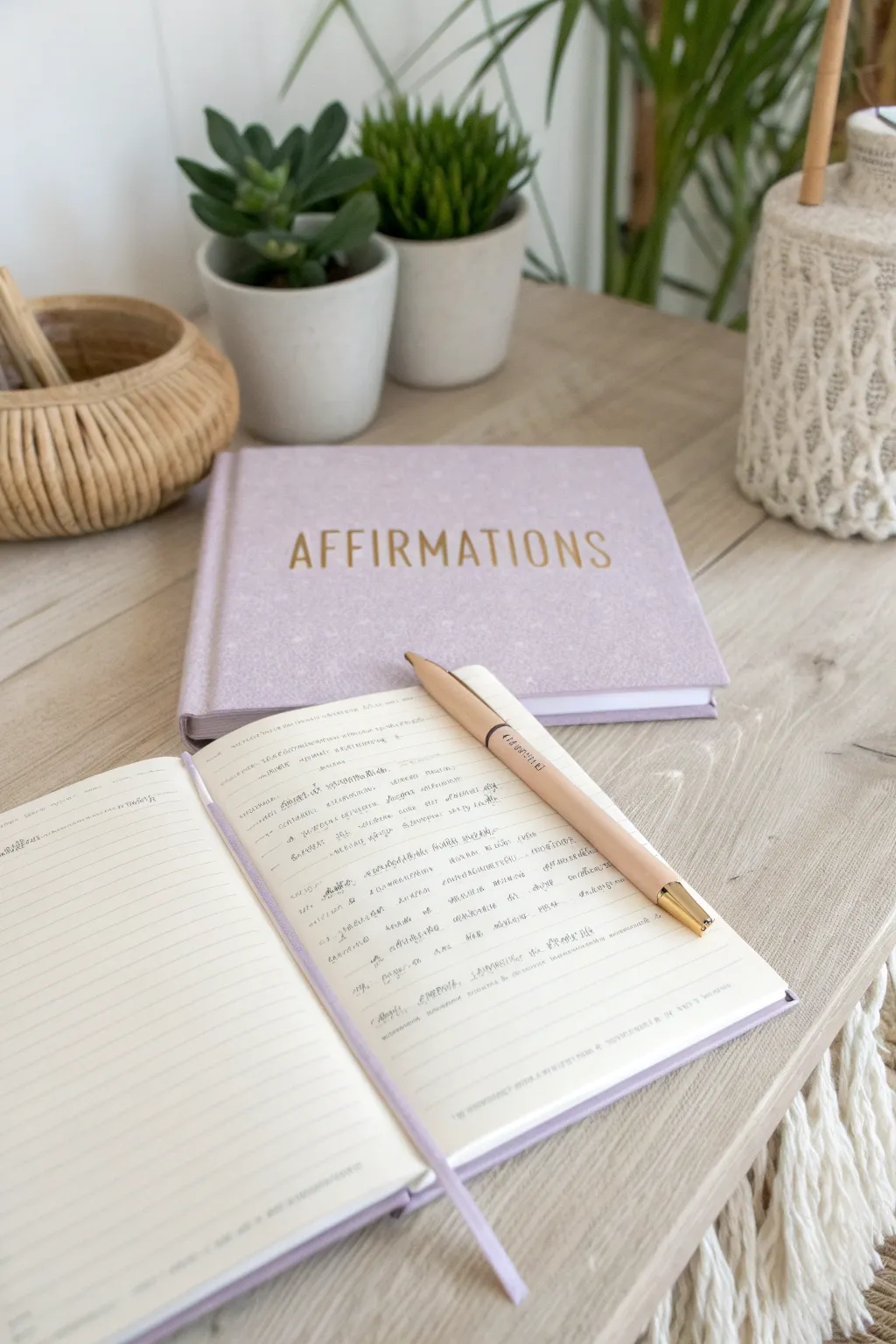Transform your mindset one affirmation at a time with this beautifully crafted notebook. #AffirmationJournal #ScandinavianStyle