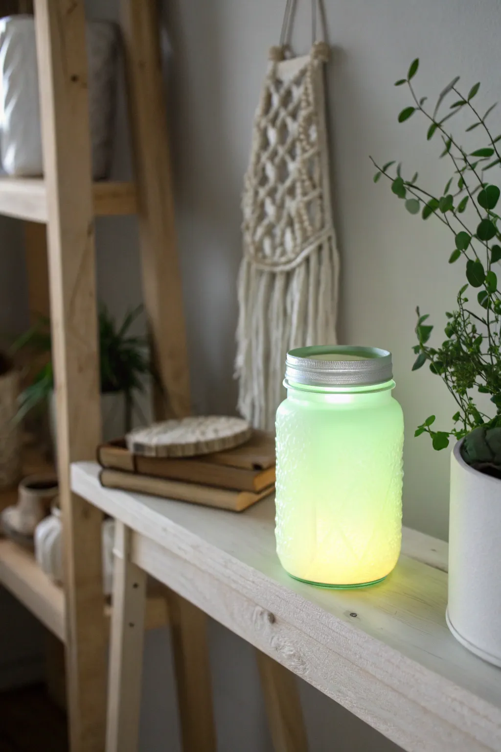 Illuminate your space with a touch of whimsy using glow-in-the-dark mason jar signs.