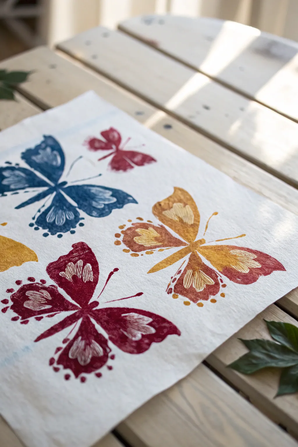 Artistry in simplicity: Discover the unexpected beauty of crayon ink blots.
