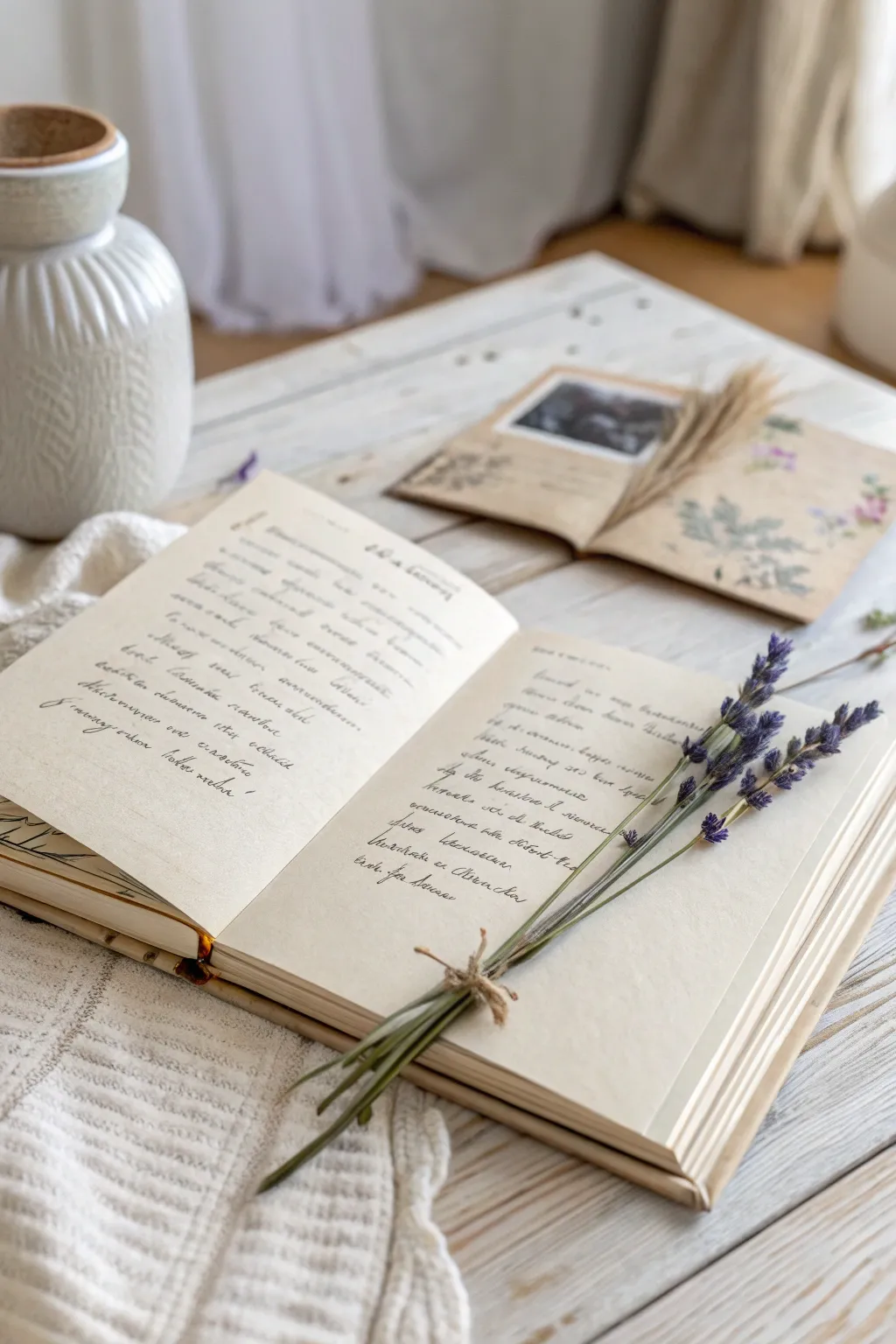 Capture the essence of cherished memories with a personal touch of handwritten notes.