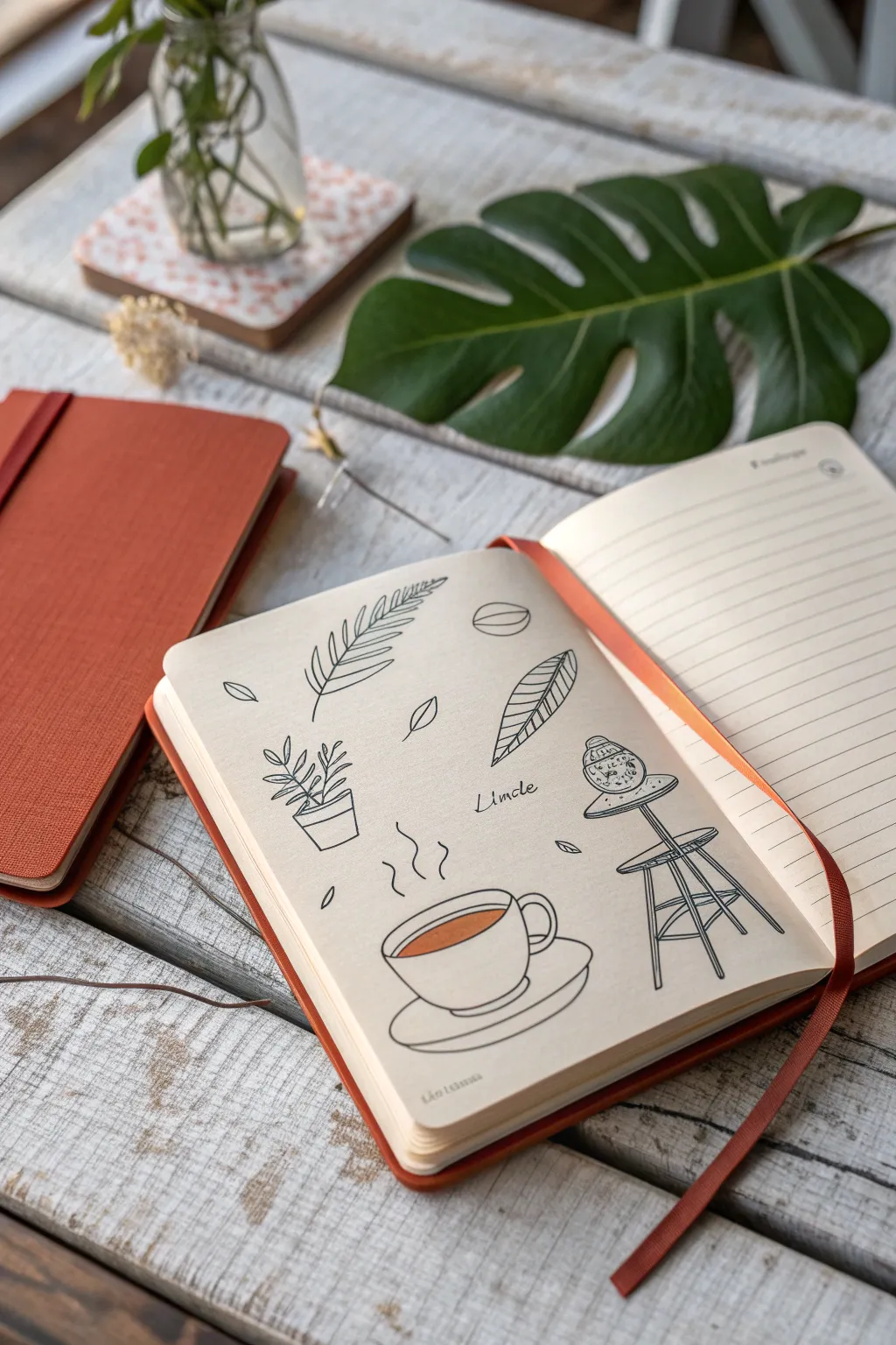 Capture everyday beauty with a touch of artistry in your mini sketchbook.