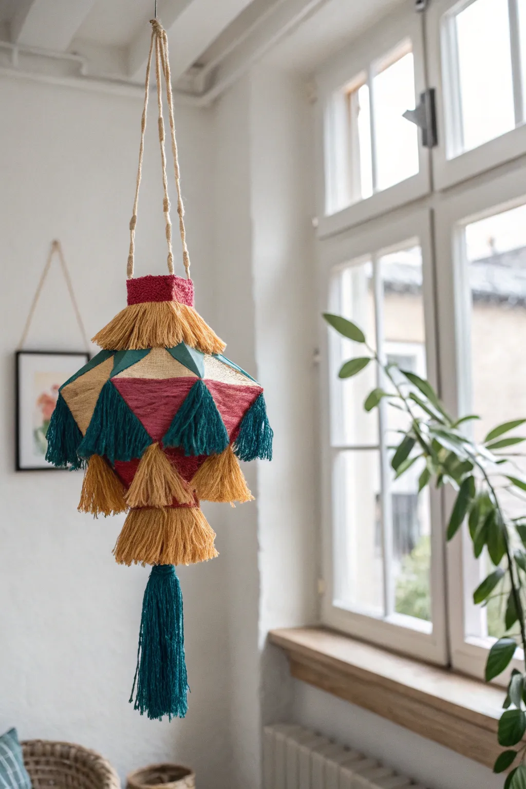 Add a playful touch of color and charm to your space with a beautifully crafted mini pinata decoration.