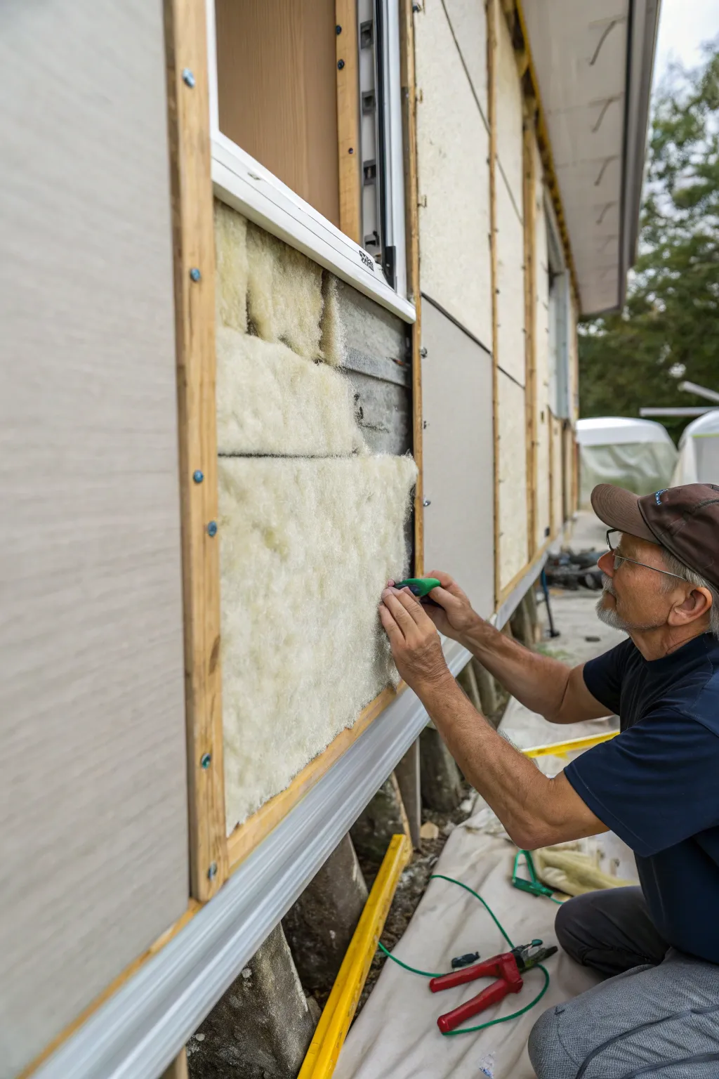 Transform your mobile home with energy-efficient insulation – craftsmanship meets savings.