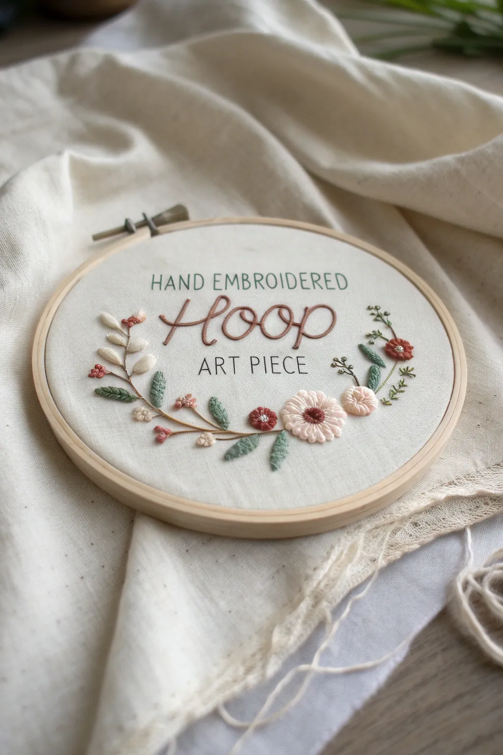 Celebrate Mother's Day with the timeless beauty of hand-embroidered hoop art, where simplicity meets heartfelt craftsmanship.