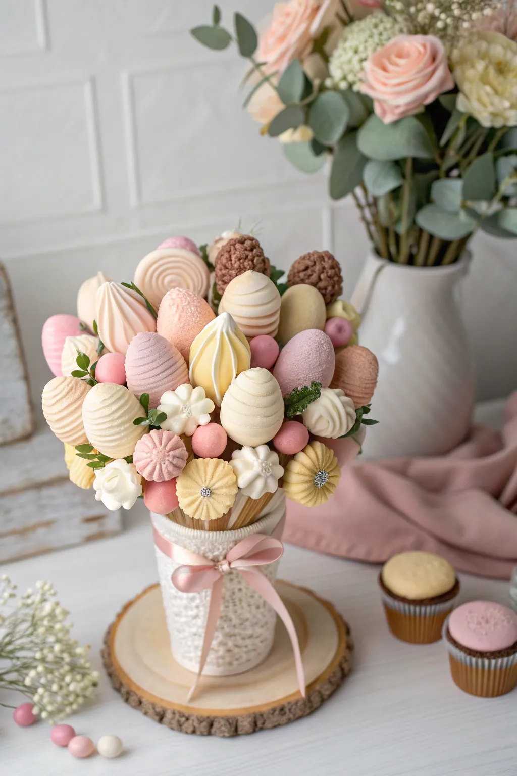 Elevate your Mother's Day with a whimsical candy bouquet that's as sweet as it is stylish!