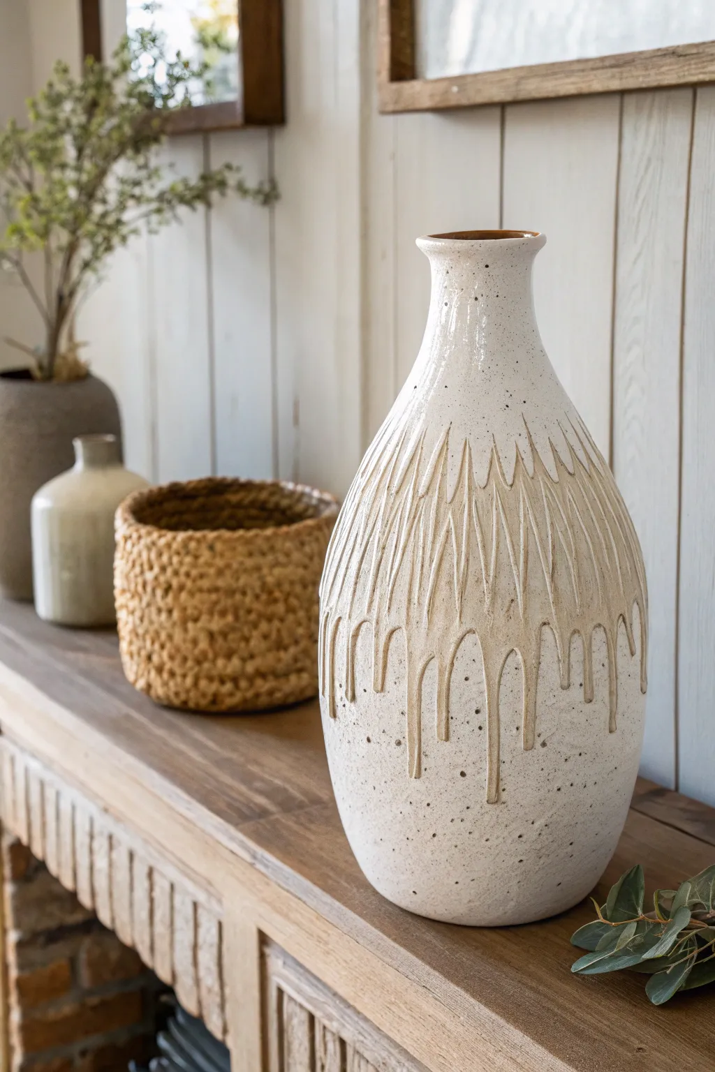 Transform your space with the artful allure of mud drip design - where simplicity meets modern elegance.