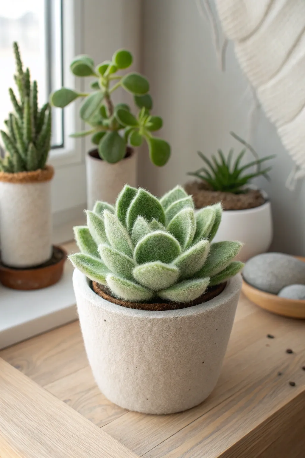 Bring nature indoors with no maintenance—discover the beauty of felted succulents.