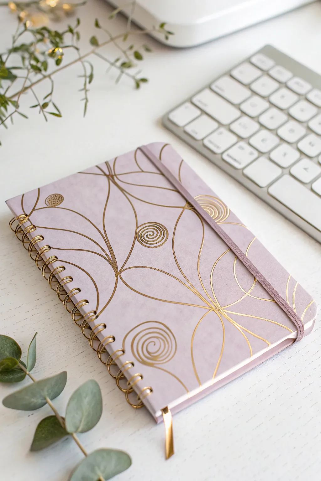 Elevate your stationery game with luxurious metallic accents for a touch of glamour and elegance.