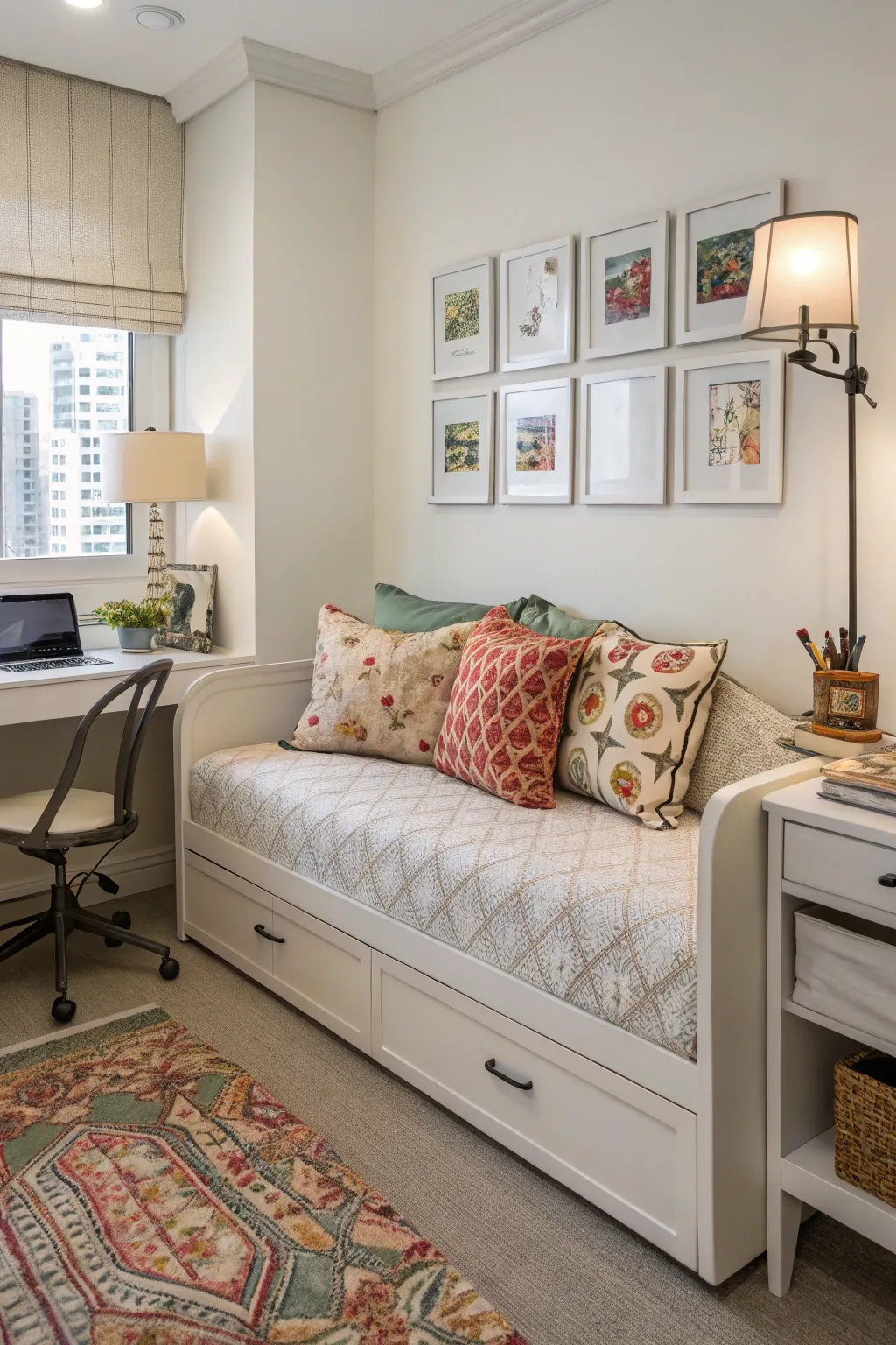 Daybeds provide elegance and functionality in a compact form.