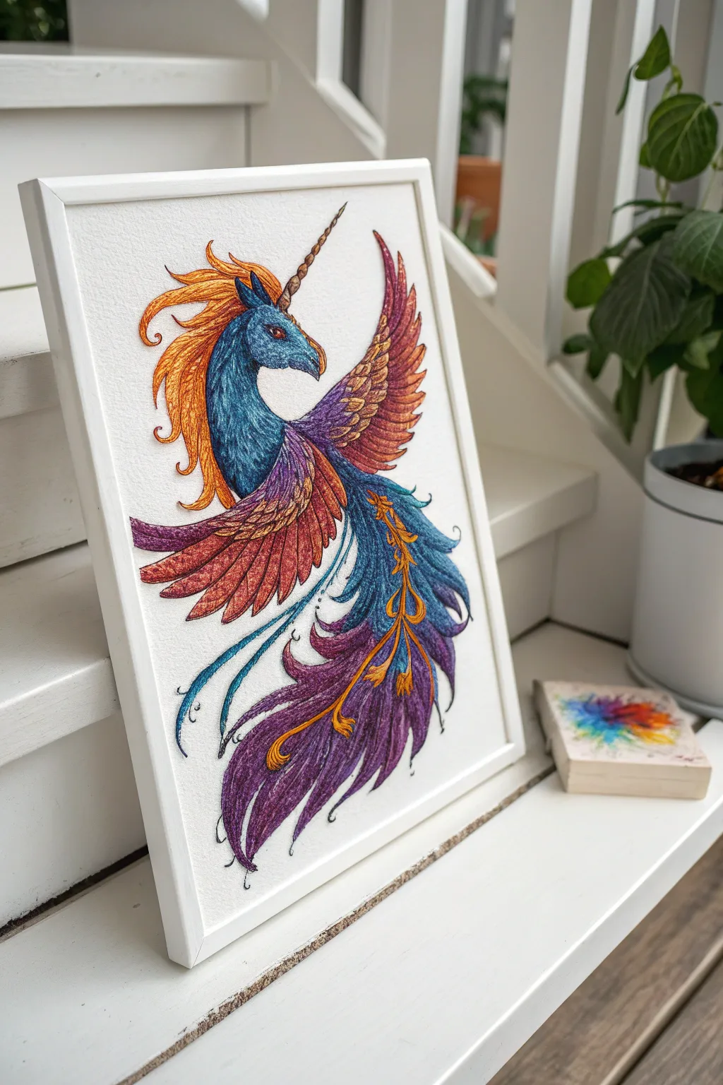 Unleash your creativity with a fantastical blend of colors and imagination.