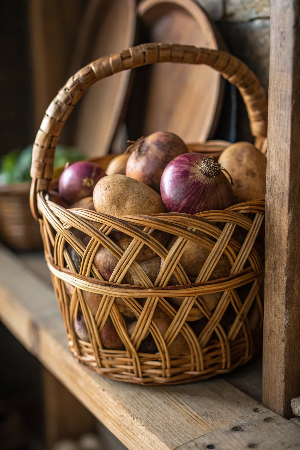 Elevate your storage game with handcrafted rattan baskets, where style meets functionality.