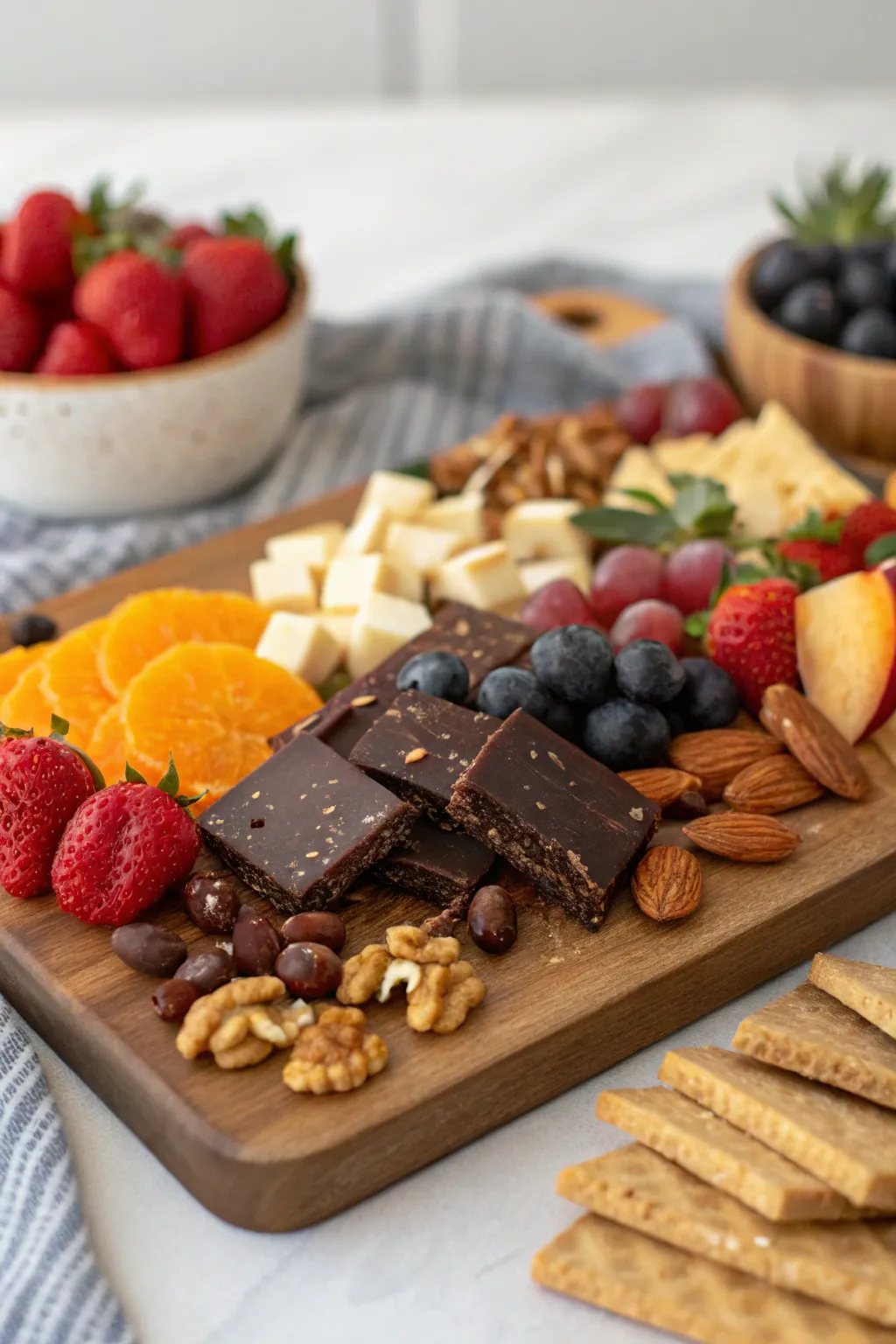 Orange-infused chocolate offers a rich, luxurious treat.