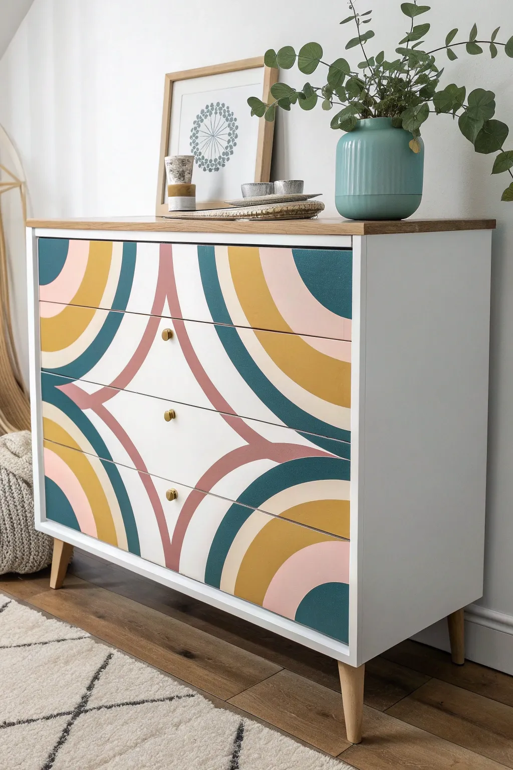 Transform your space with a touch of MCM nostalgia. 🎨✨ #MidCenturyModern #BohoChic #ScandiStyle