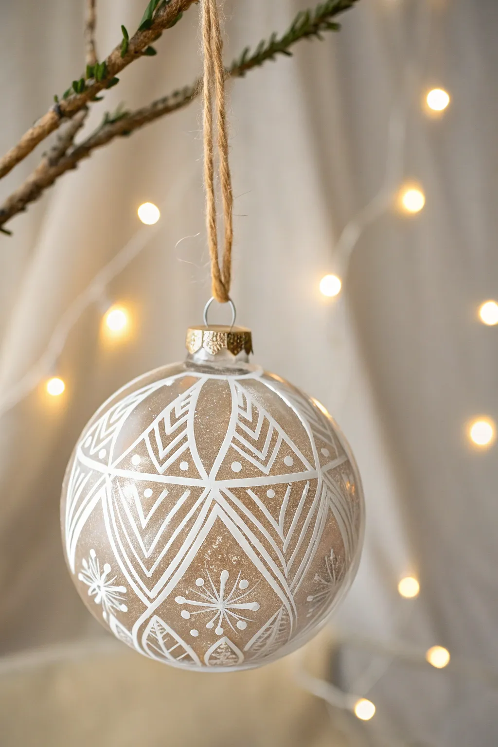 Elevate your holiday decor with minimalist geometric elegance.