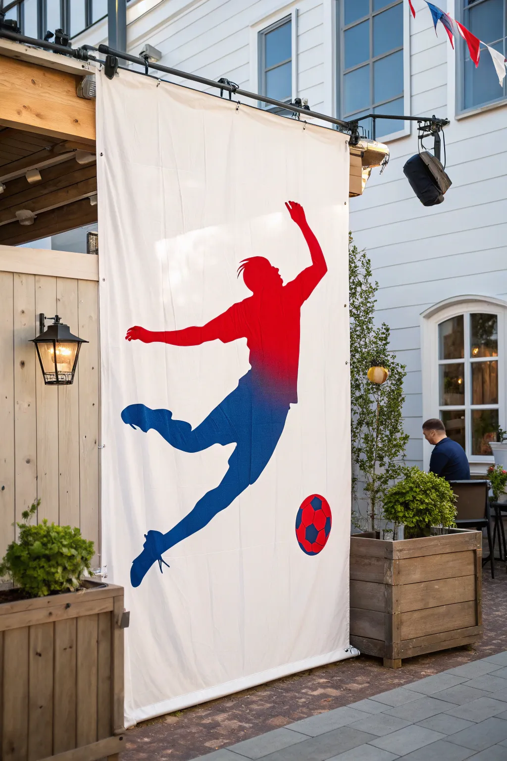 Capture the spirit of the game with this vibrant sporty silhouette art—perfect for adding a personal touch to any space!