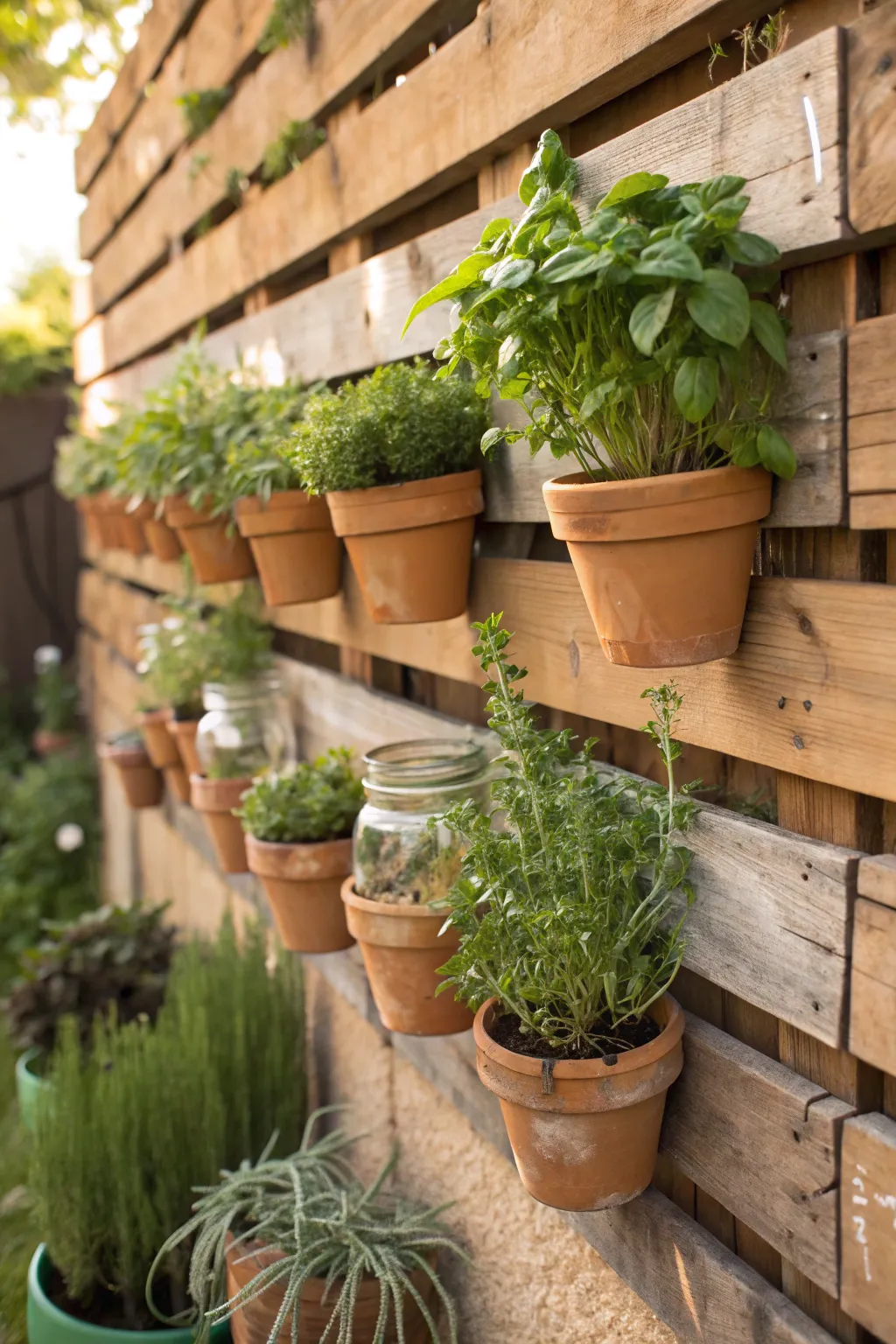 Transform your outdoor space with a handcrafted hanging herb garden—where rustic charm meets culinary convenience.
