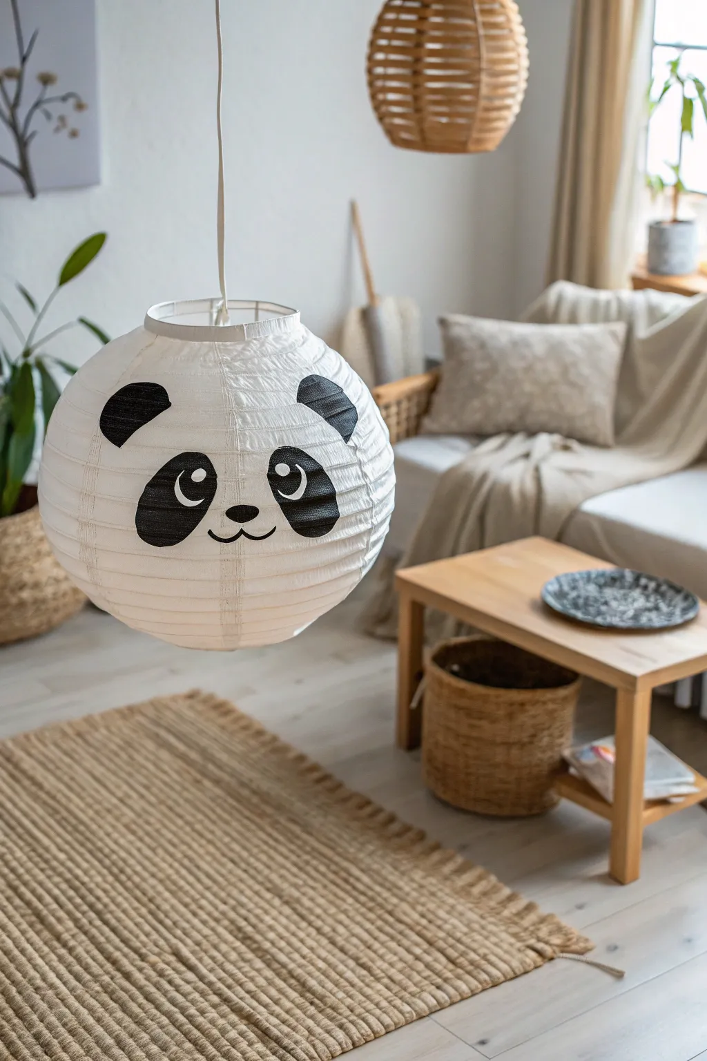 Elevate your party decor with a charming panda lantern that blends minimalist elegance with boho flair.