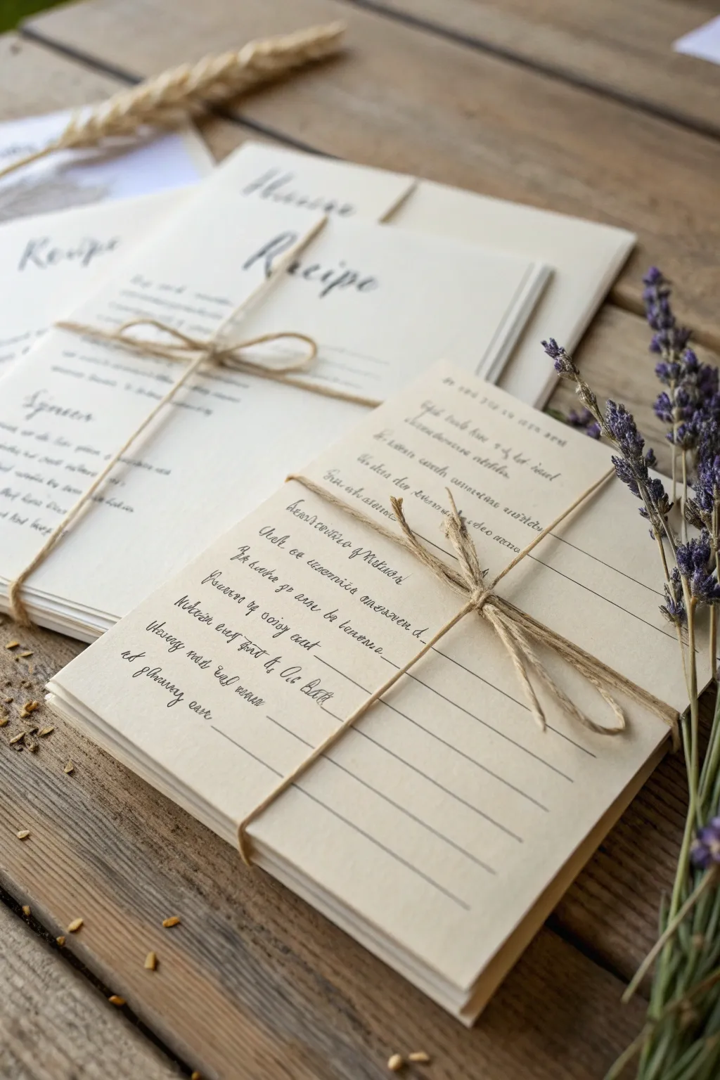 Celebrate your paper anniversary with a touch of culinary nostalgia—handcrafted recipe cards for meals you both cherish.
