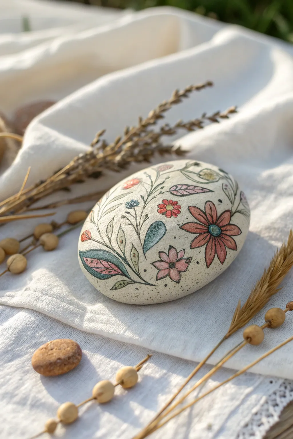 Transform simple stones into stunning art pieces for your garden or desk!