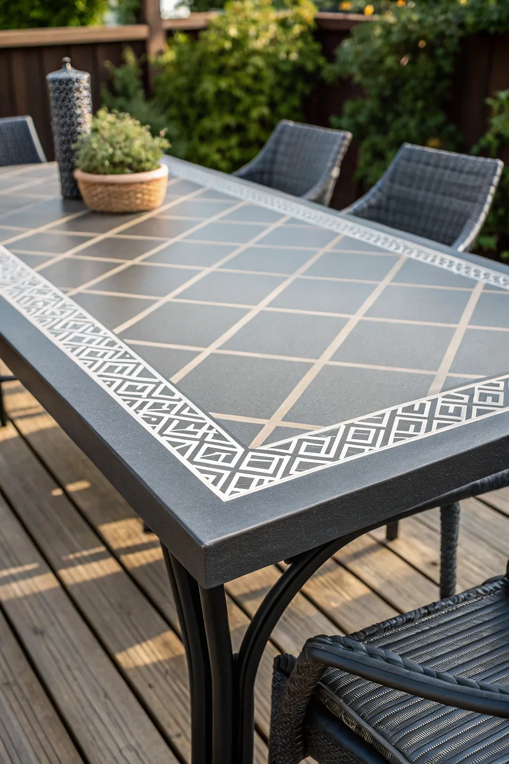 Transform your patio table into a masterpiece with a stylish vinyl wrap—durable, waterproof, and effortlessly chic.