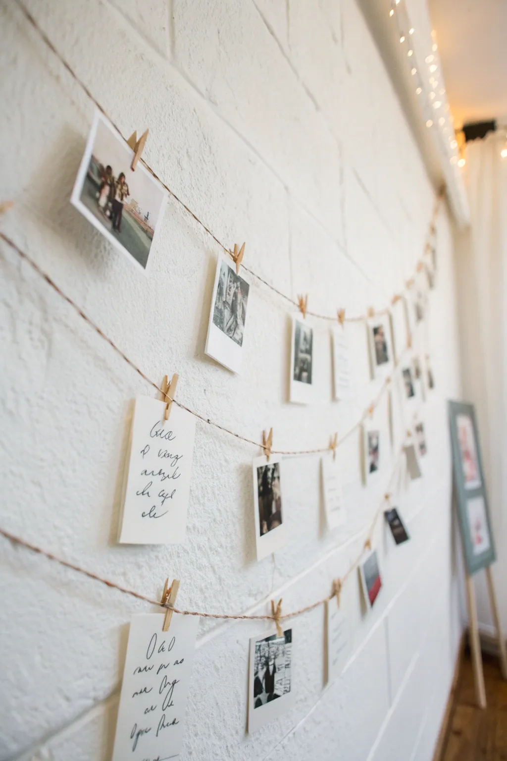 Infuse your space with inspiration: A personalized photo string that speaks to the soul.