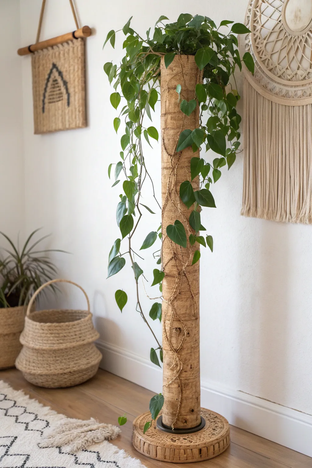 Elevate your garden's style with a unique cork plant pole – where nature meets minimalist elegance.