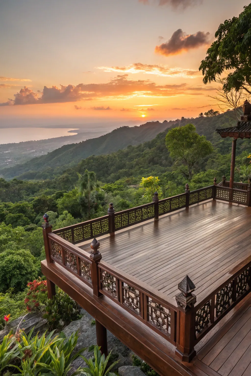 Elevate your outdoor experience with a deck that offers both stunning views and masterful craftsmanship.