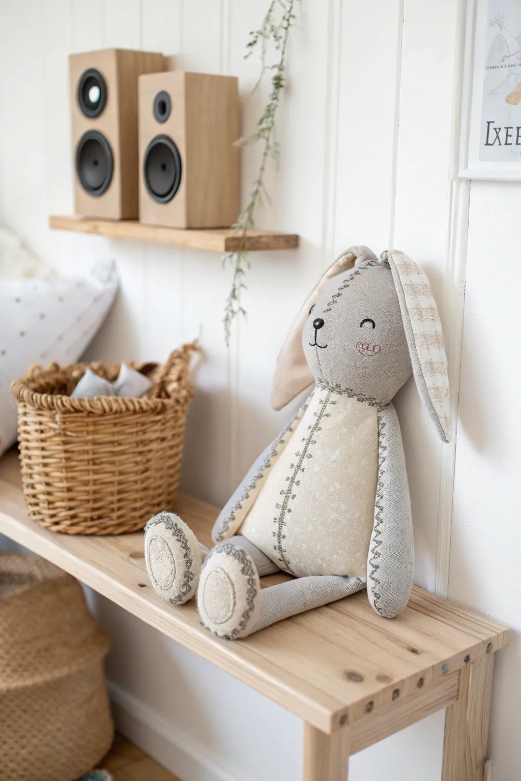 Delight in the soothing sounds of elegance and comfort with this handcrafted interactive sound plushie.
