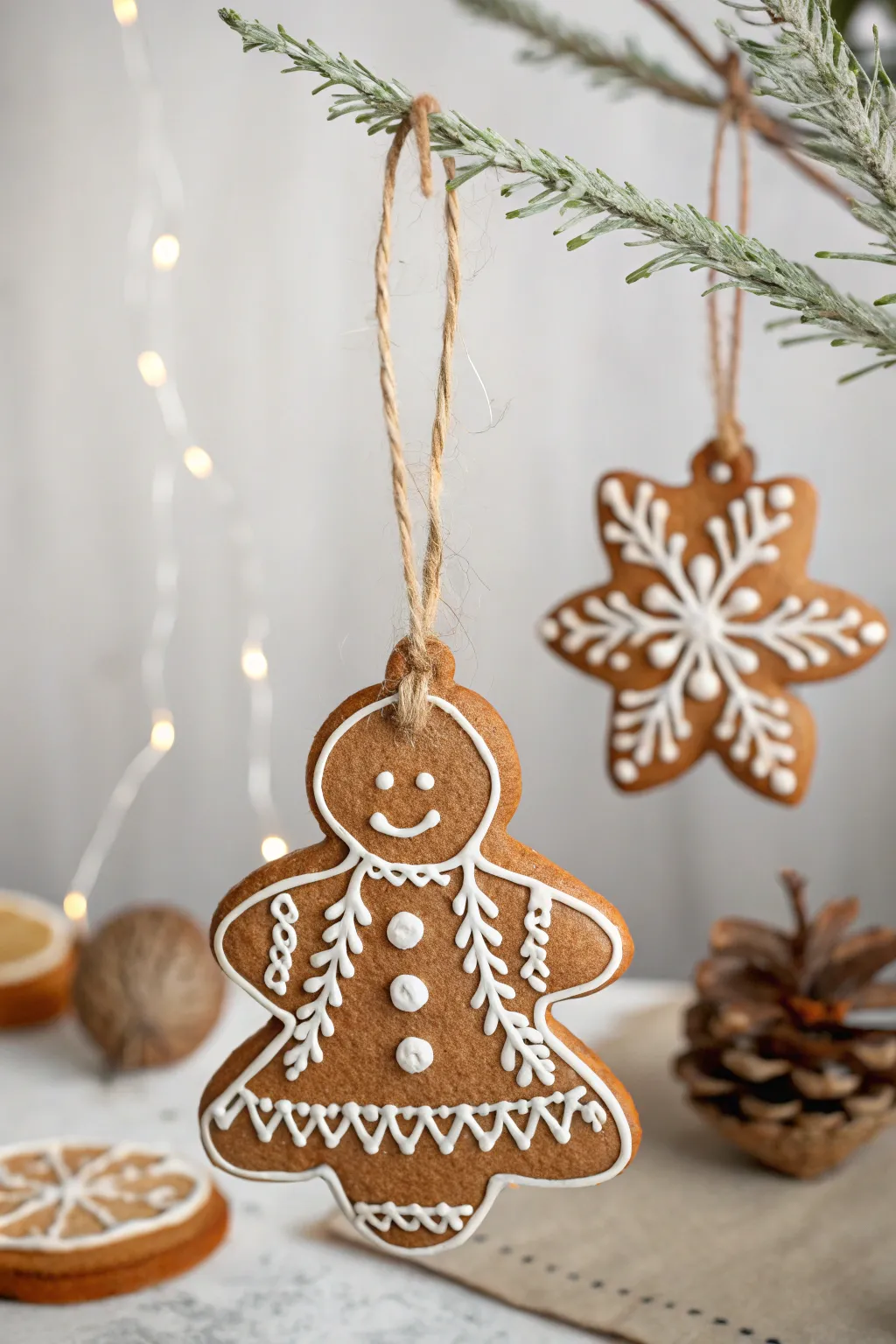 Add a touch of edible charm to your tree with gingerbread-inspired polymer clay ornaments!